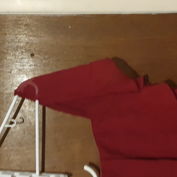 Ever-pretty red off the shoulder bridesmaid dress - Picture 5 of 8